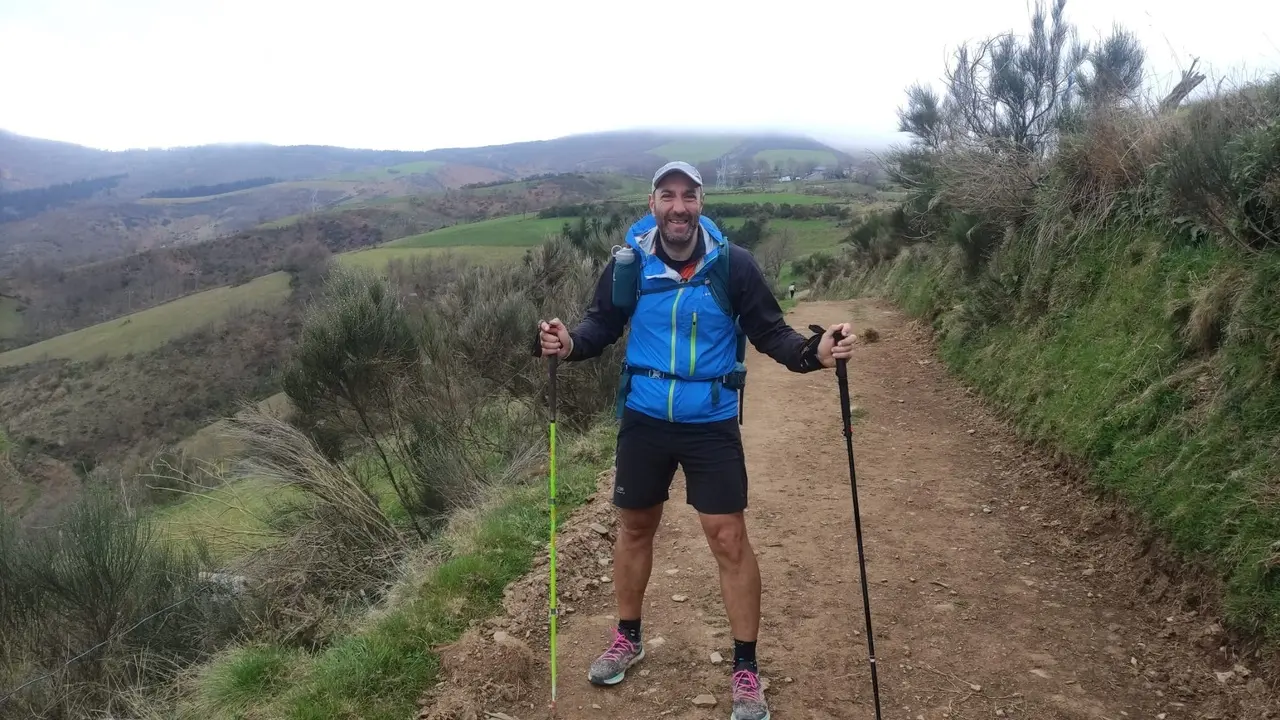 Gonzalo Pérez, en el Camino. EP