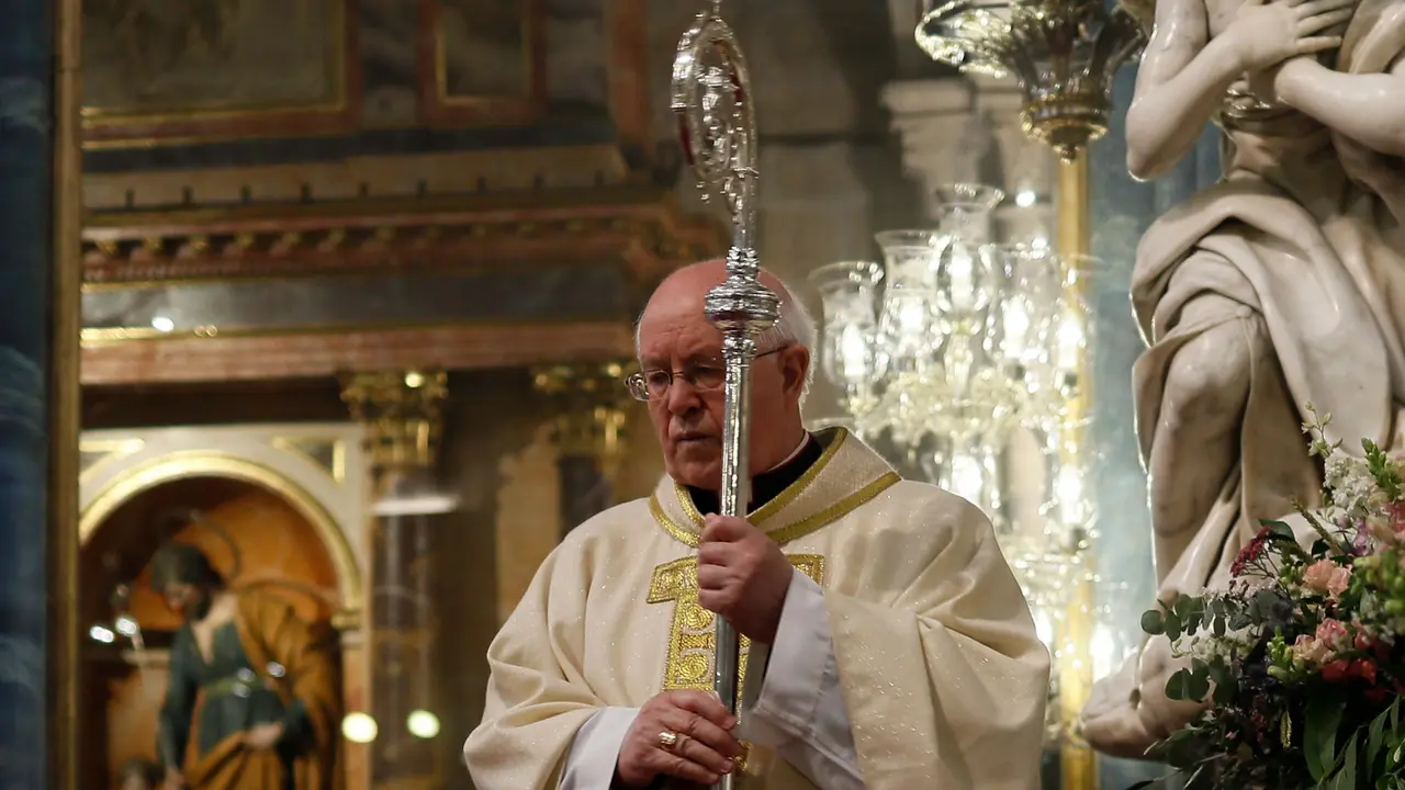 El arzobispo de Santiago, Julián Barrio. ELISEO TRIGO. JPG