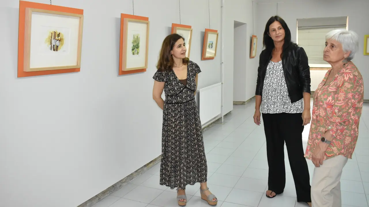 La exposición de Alicia Aradilla en Vilalba. EP
