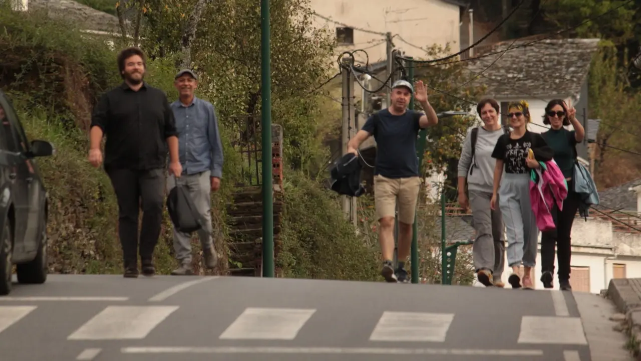 Participantes, en Seoane do Courel. MIGUELANXO LAR