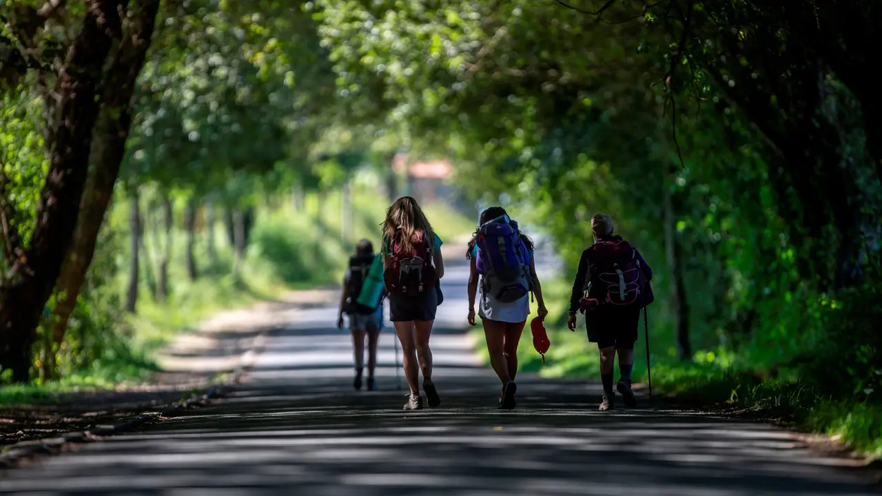 Peregrinas en el Camino. ARCHIVO