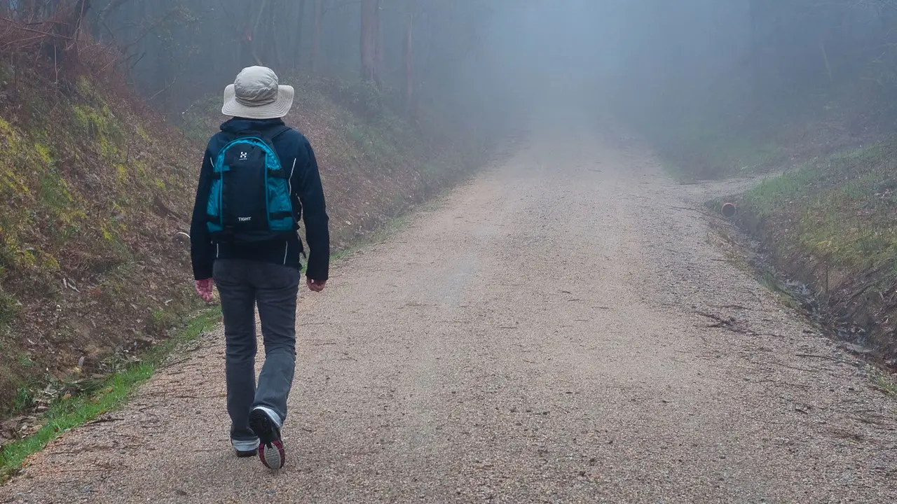 Peregrino haciendo el Camino. CEDIDA
