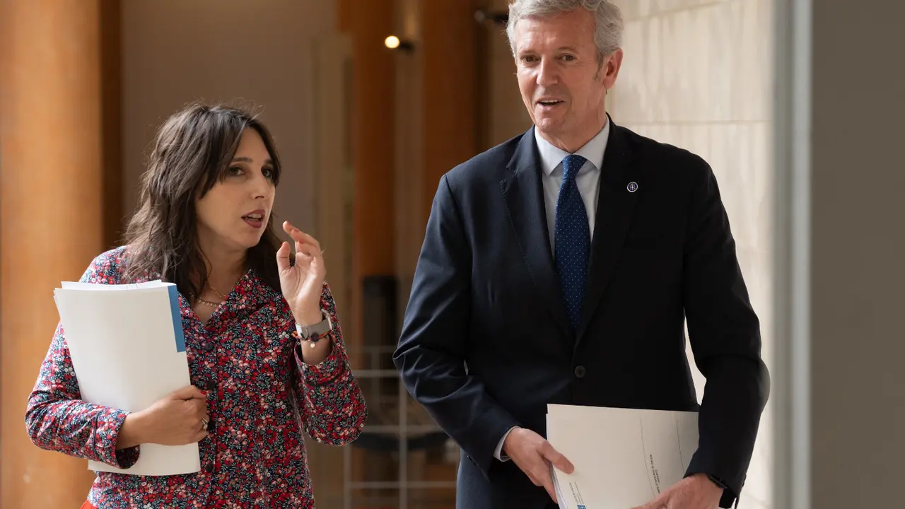 María Jesús Lorenzana y Alfonso Rueda. EP