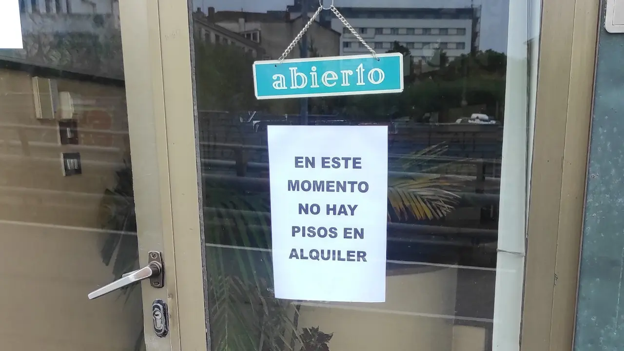 Una inmobiliaria de Santiago. TWITTER