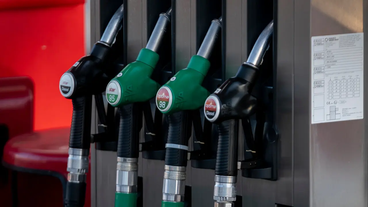 Surtidores en una gasolinera. AEP