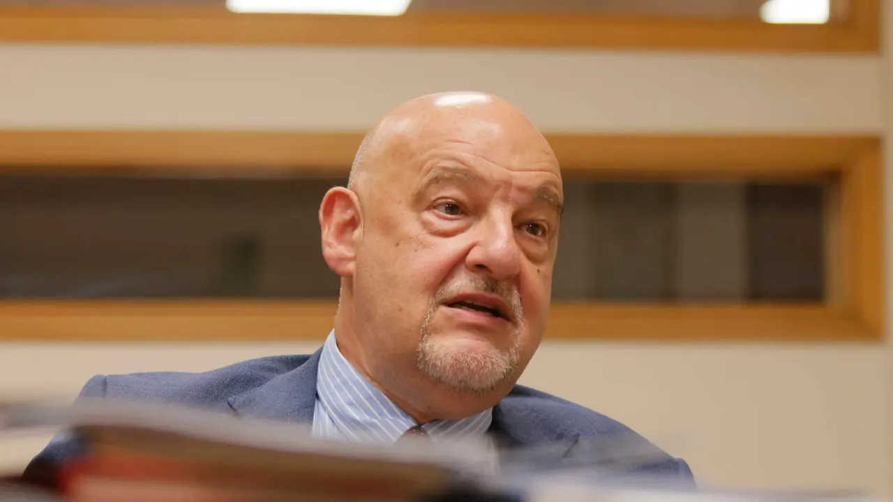 Xoán Vázquez Mao, secretario xeral del Eixo Atlántico. GONZALO GARCÍA