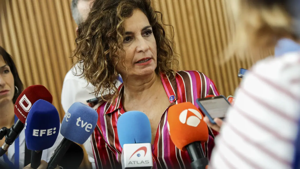 La ministra de Hacienda en funciones, María Jesús Montero.EFE