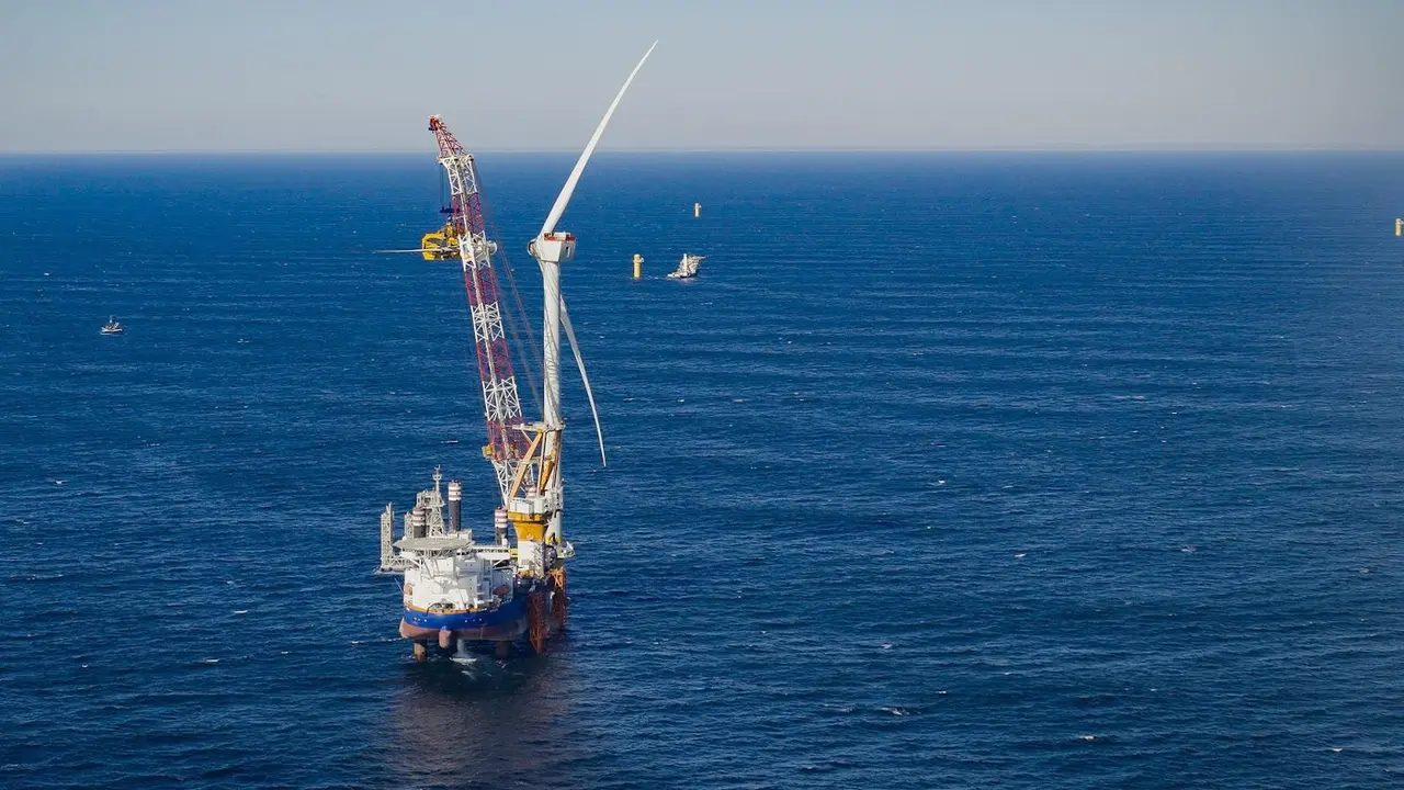 Parque eólico marino.Orsted