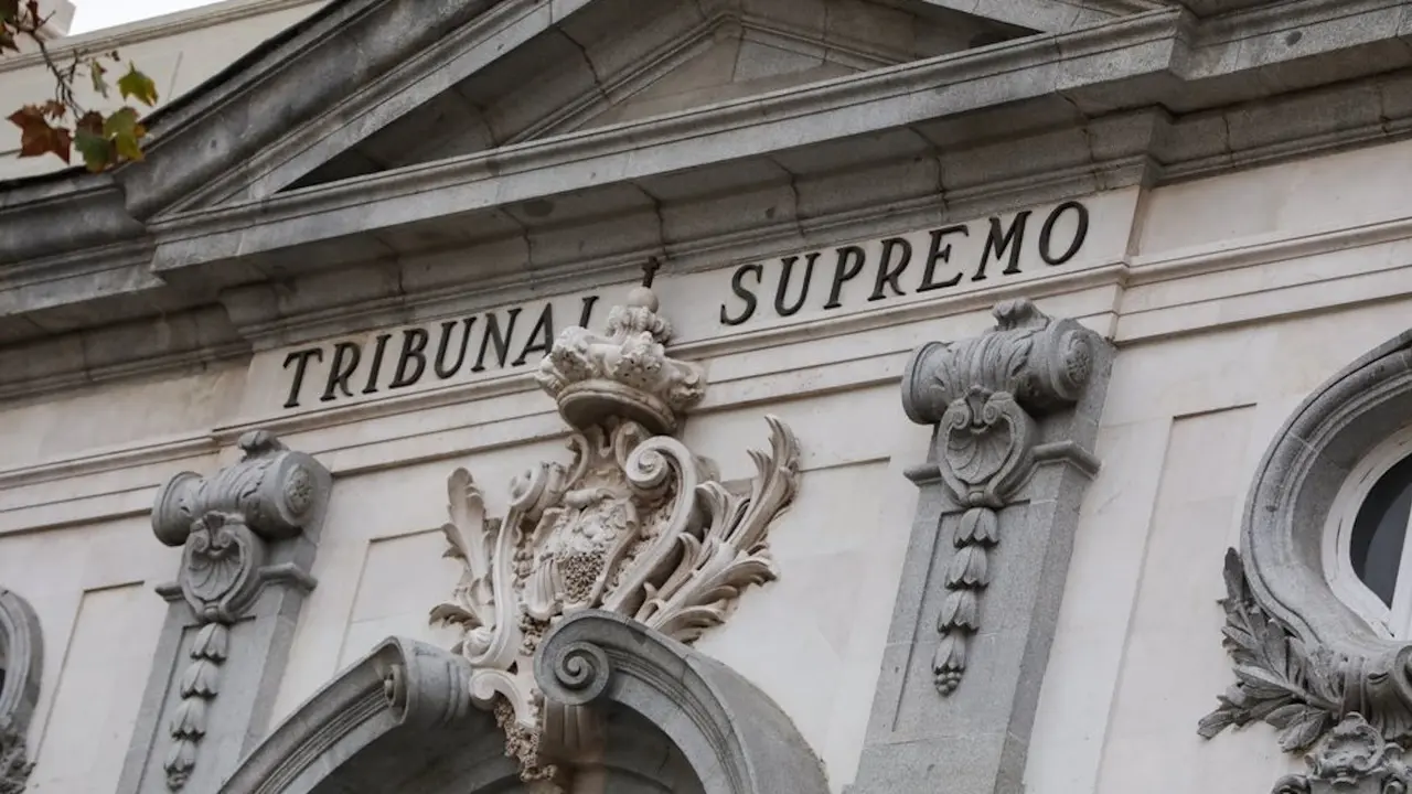 Fachada del Tribunal Supremo.Europa Press