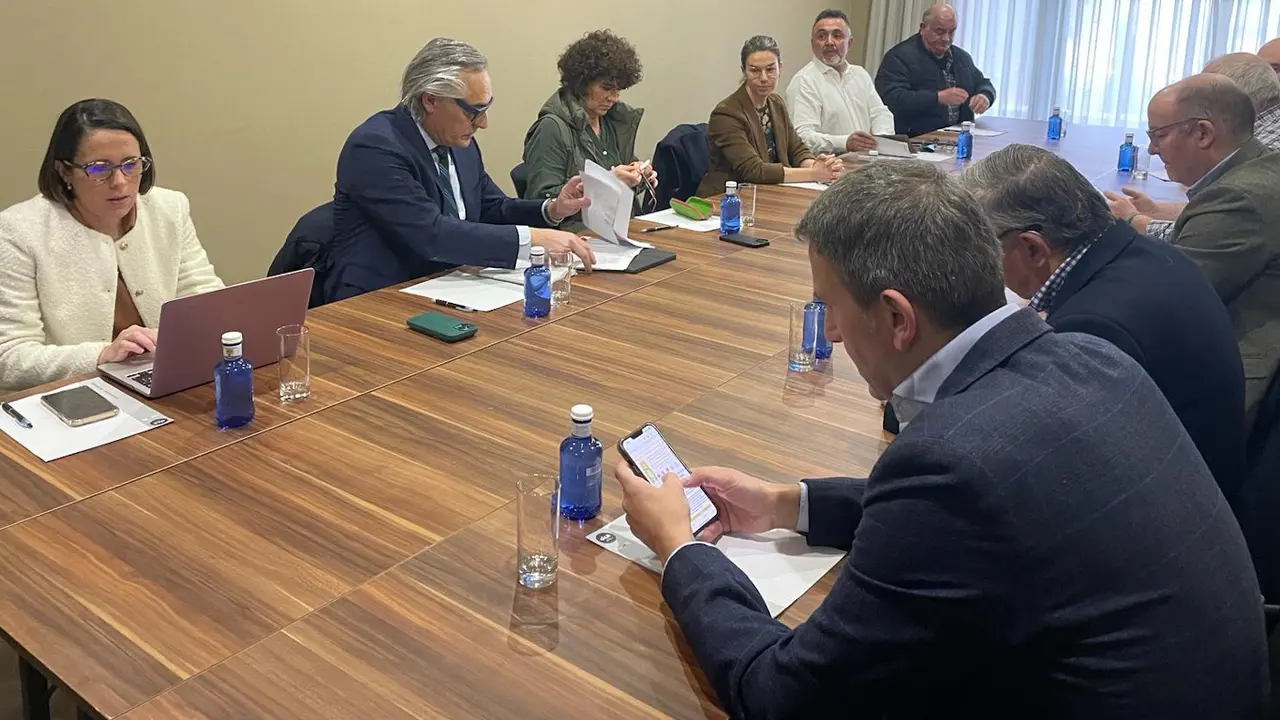 Reunión de la Mesa para o Desenvolvemento Renovable e Industrial de Galicia.EP