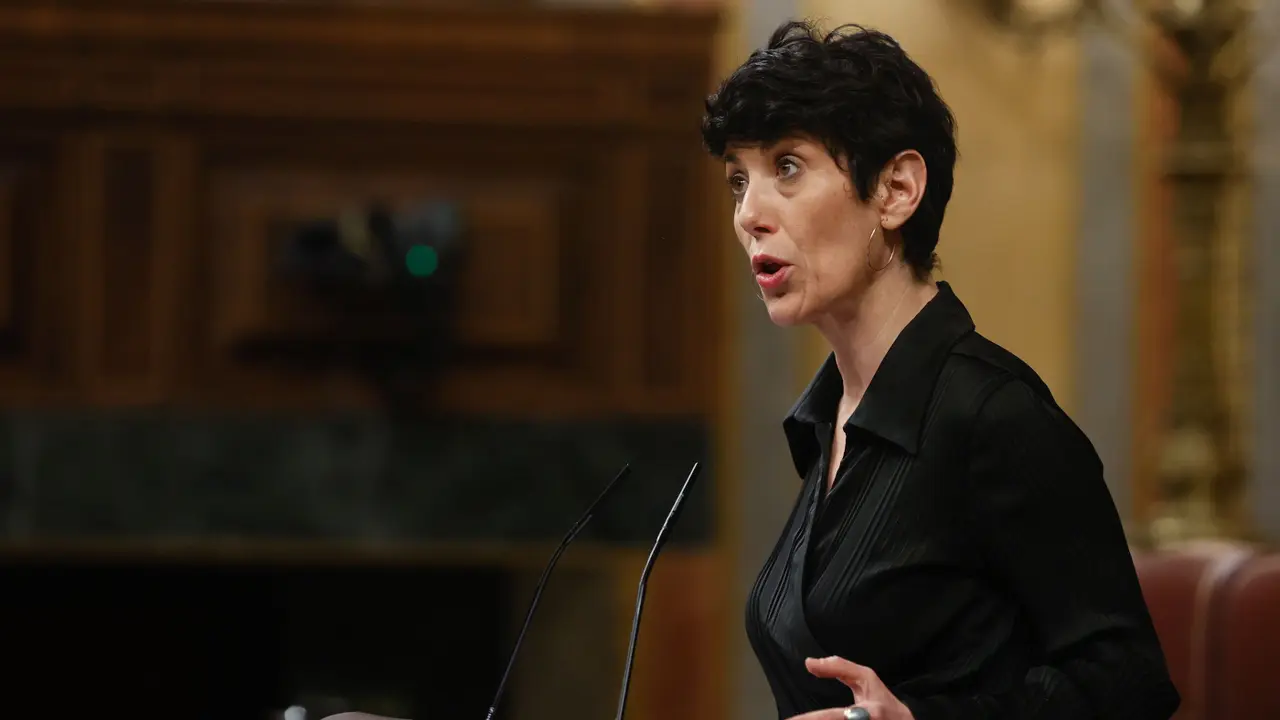 La ministra de Inclusión, Seguridad Social y Migraciones, Elma Saiz. FERNANDO ALVARADO (EFE)