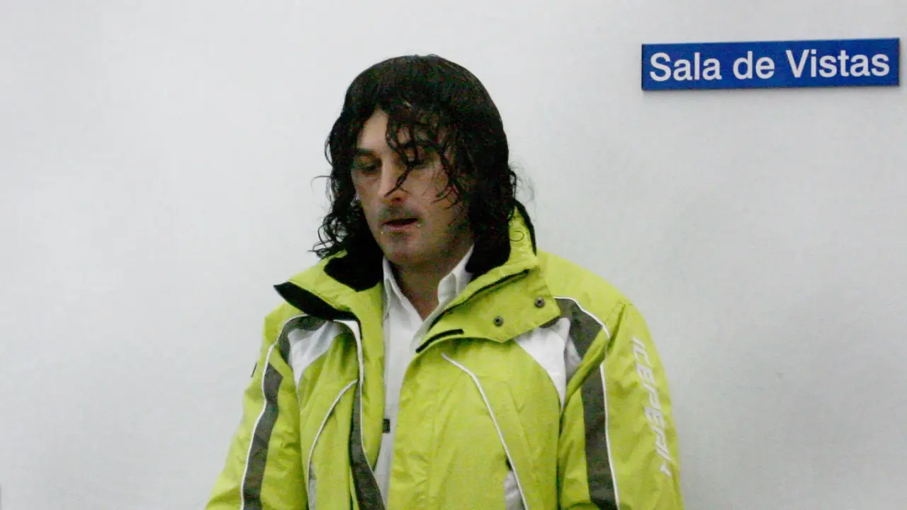 Pandolo, en la Audiencia de Lugo por disparar a una patrulla en Sarria. PEPE ÁLVEZ (EP)