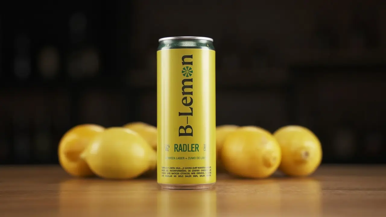 B-Lemon está disponible en formato lata de 33 centilitros. EP