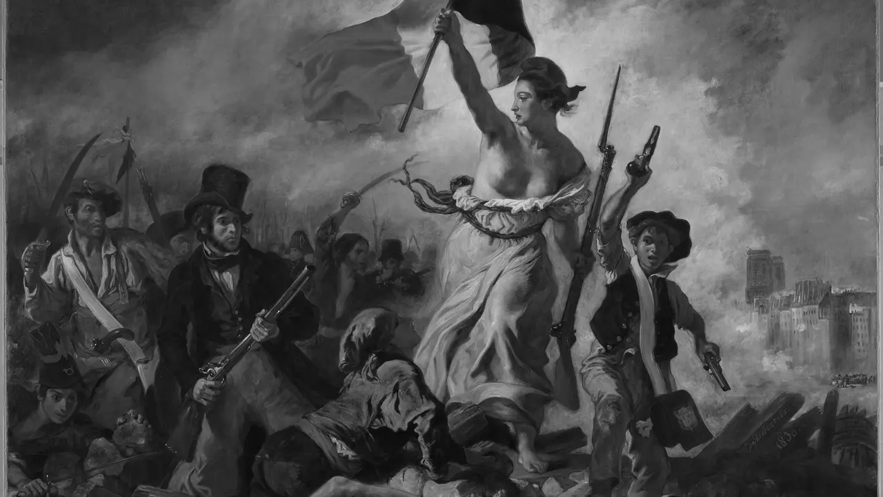 'A liberdade guiando o pobo' /AEP