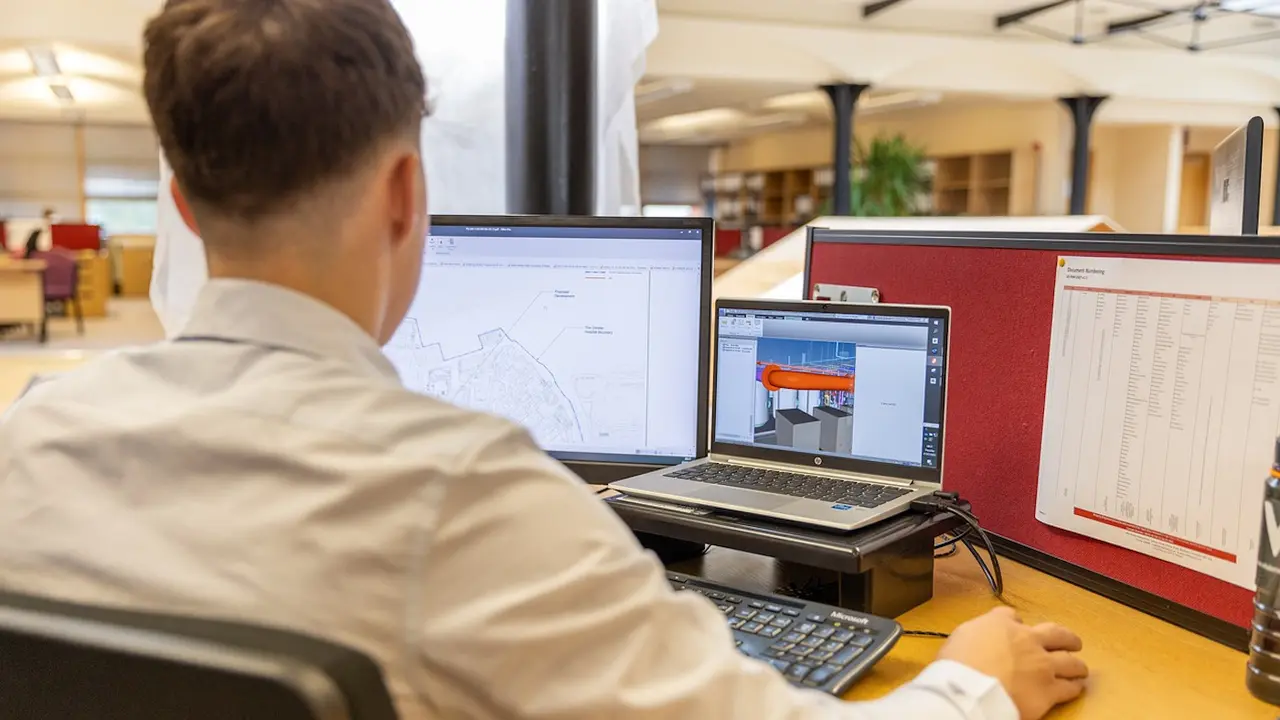 Un hombre en su puesto de trabajo. PIXABAY