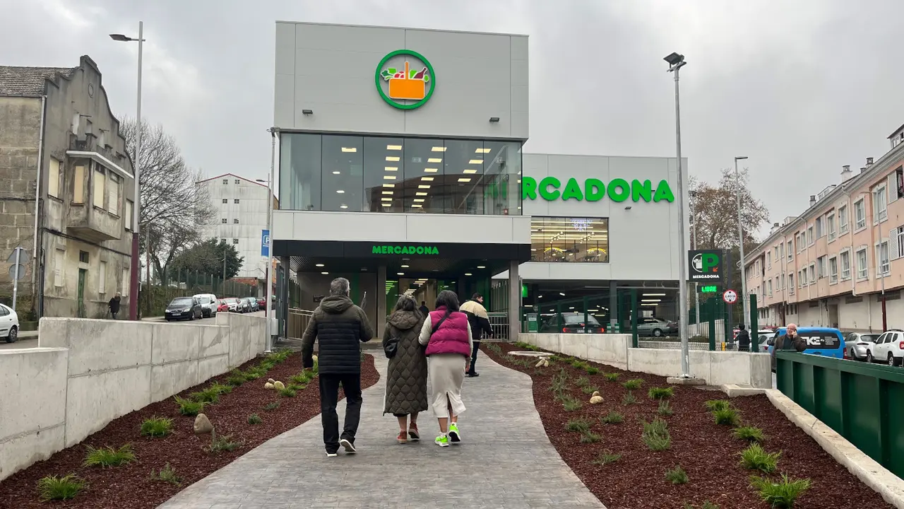 Supermercado de Mercadona en Marín. EP