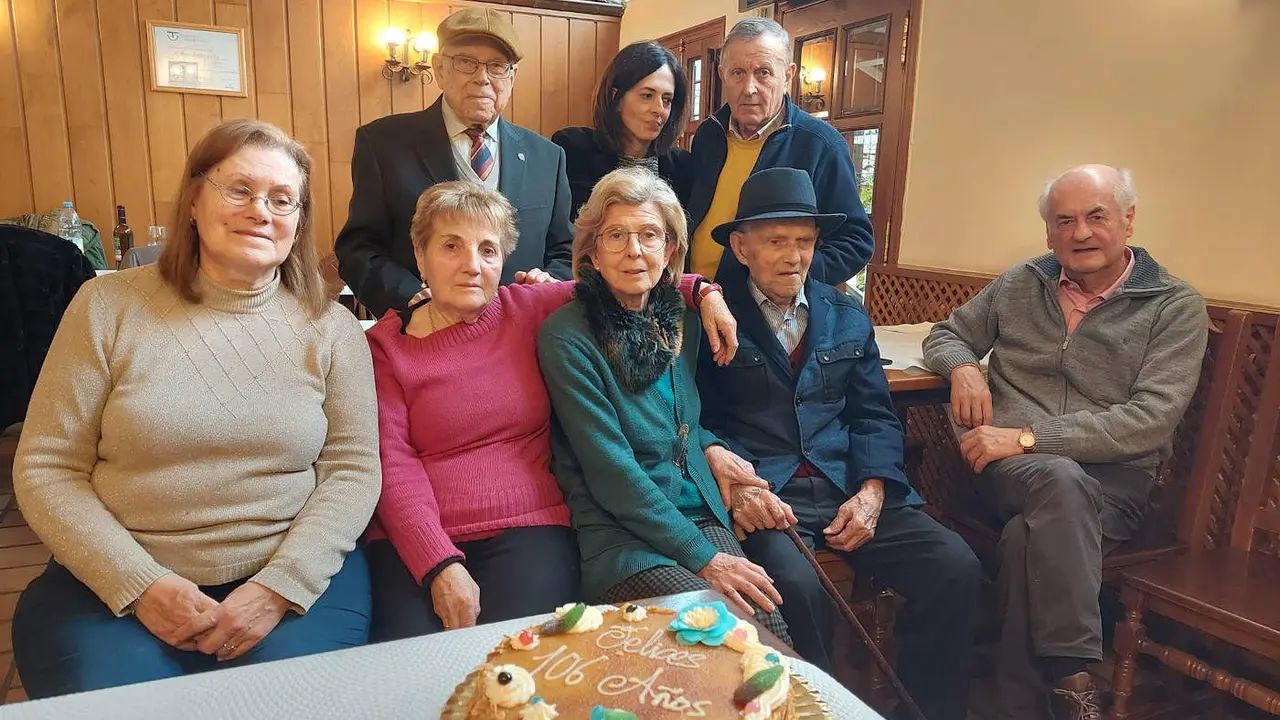 El soberés Alfonso Llano, a sus 106 años.EP