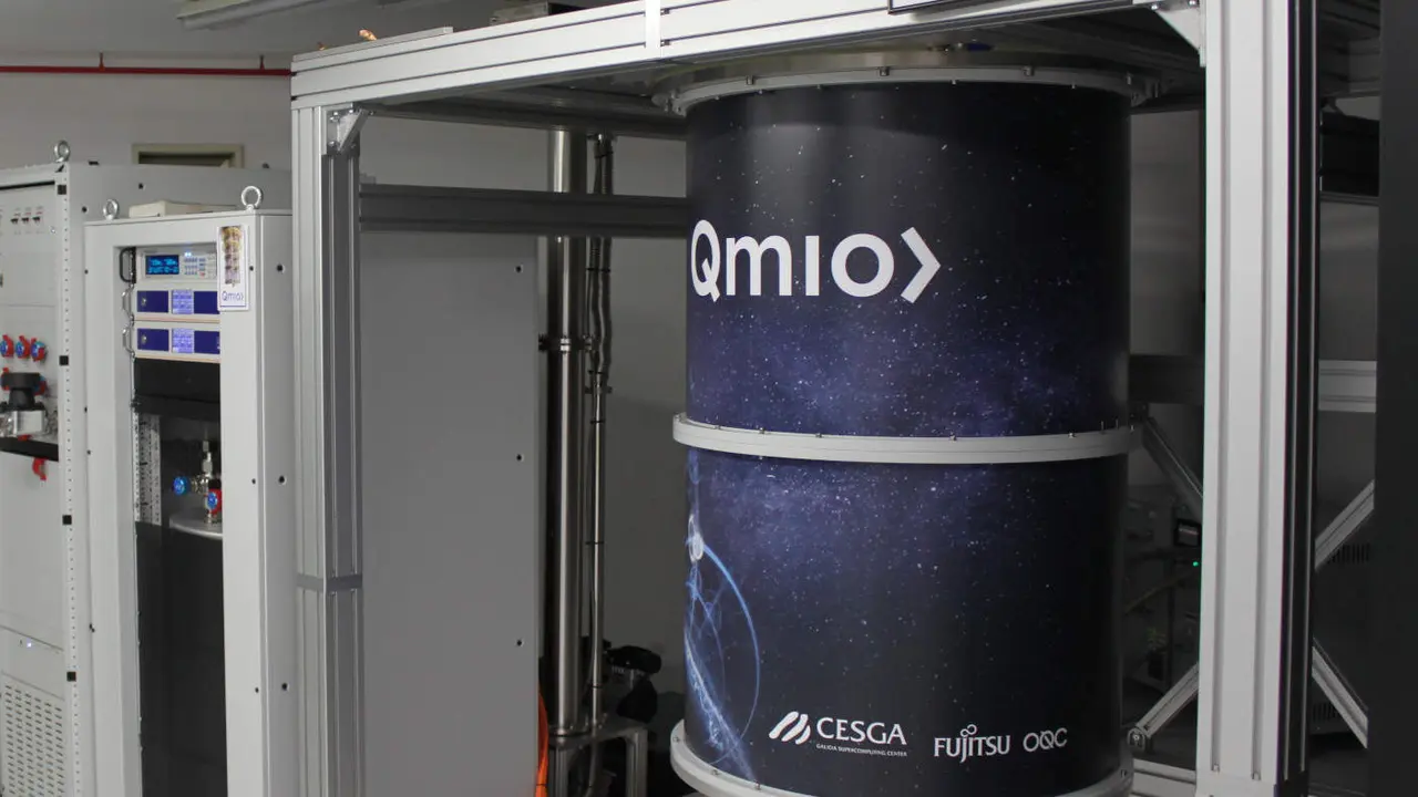 El computador cuántico, otra de las tecnologías empleadas en el proyecto, en el Cesga.EP