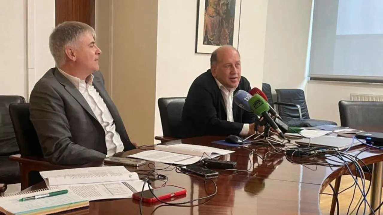 Santiago Lago y Xaquín Fernández Leiceaga.EP