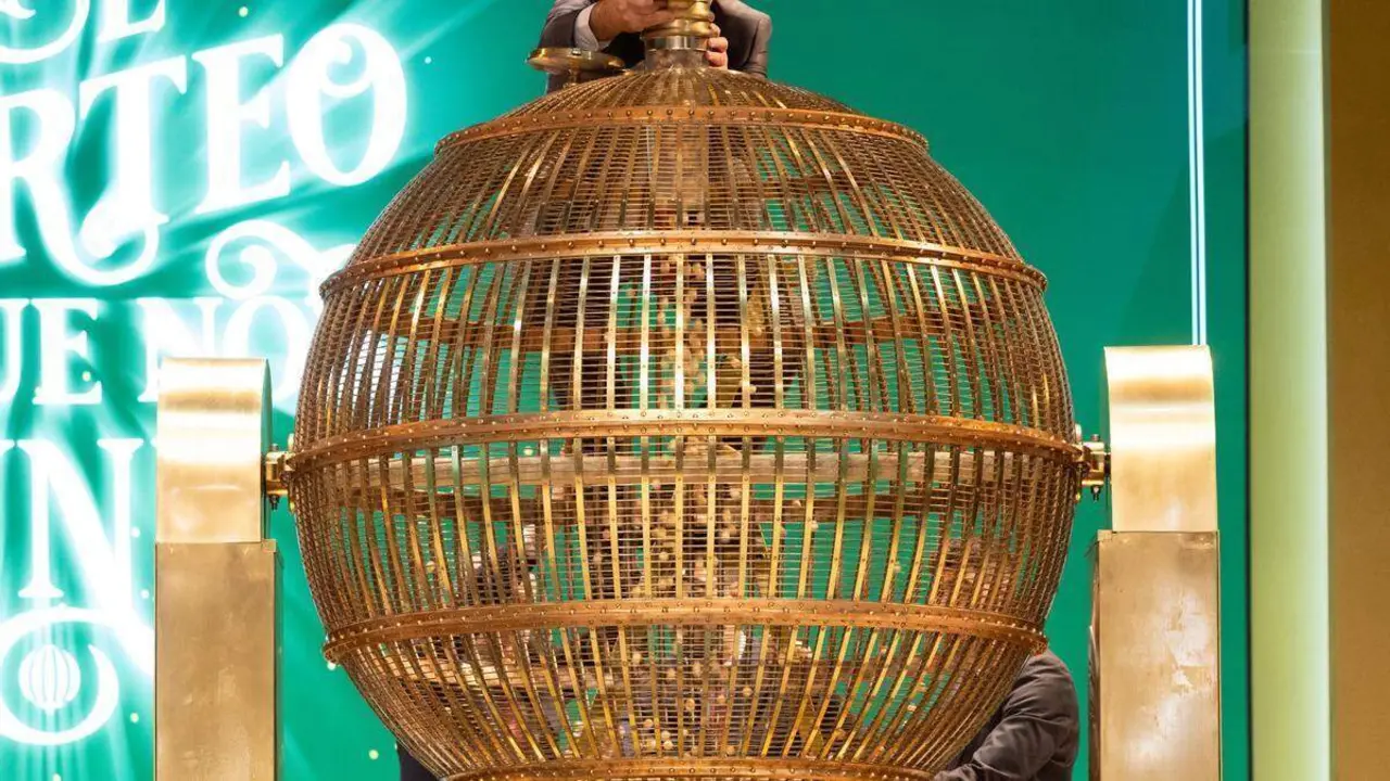 Sorteo de la lotería de Navidad.