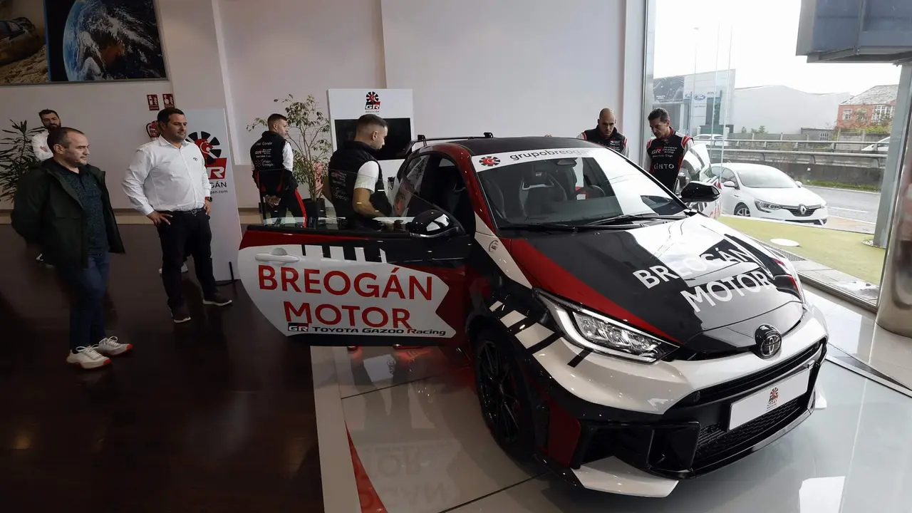 Presentación del Toyota Yaris GR Rovanpera Edition en Breogán Motor. VICTORIA RODRIGUEZ (2)