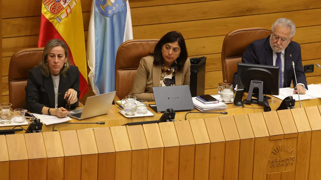 Pleno del Parlamento gallego, este miércoles. PEPE FERRÍN