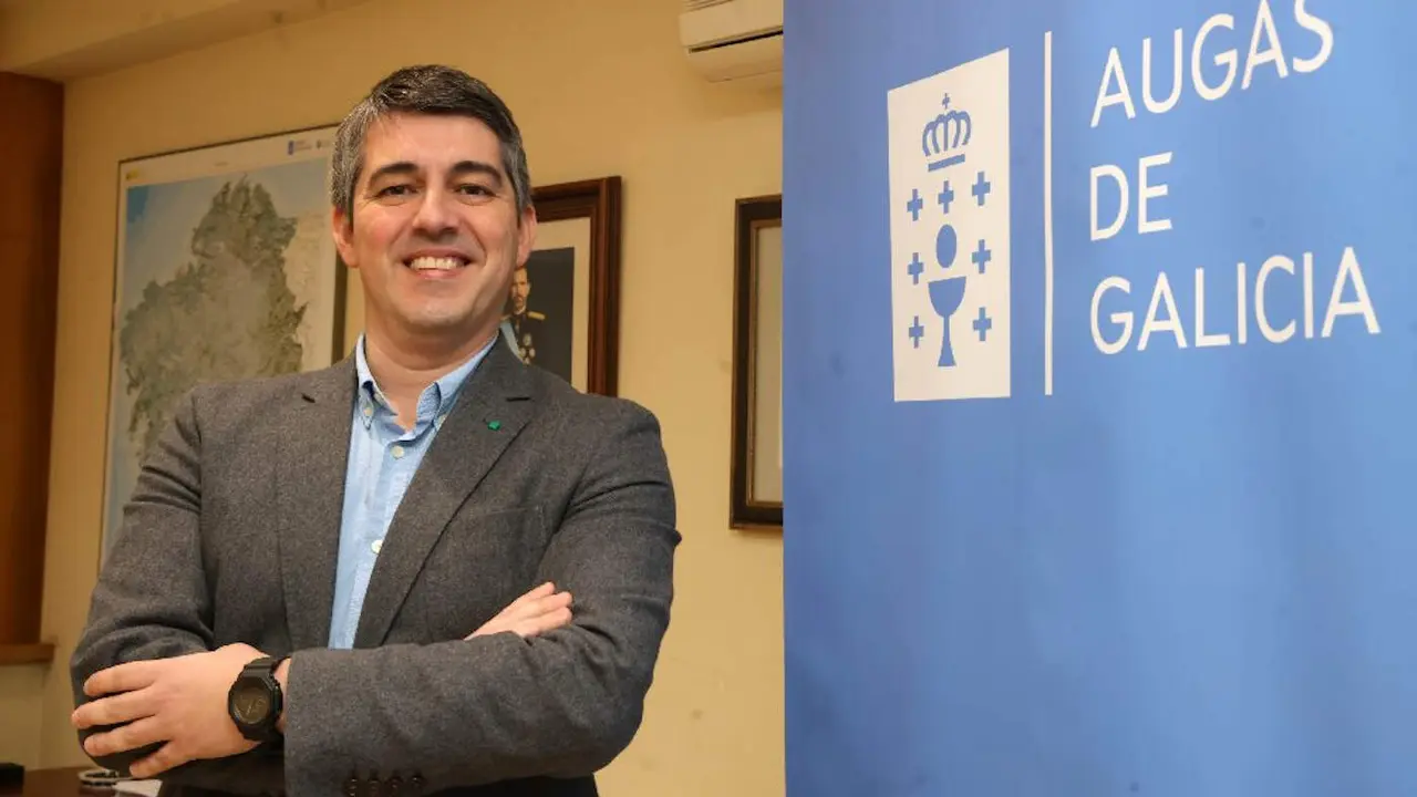 Roi Fernández, director de Augas de Galicia. Pepe Ferrín