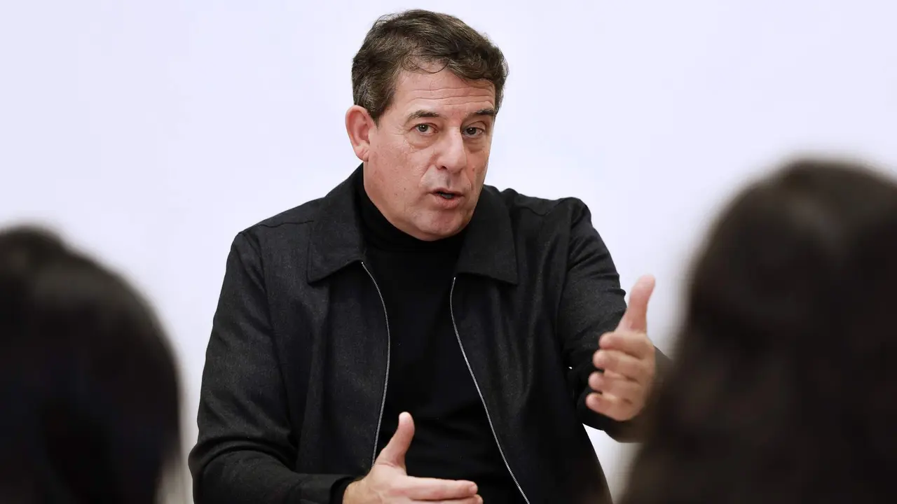 Gómez Besteiro durante el desayuno informativo. EFE