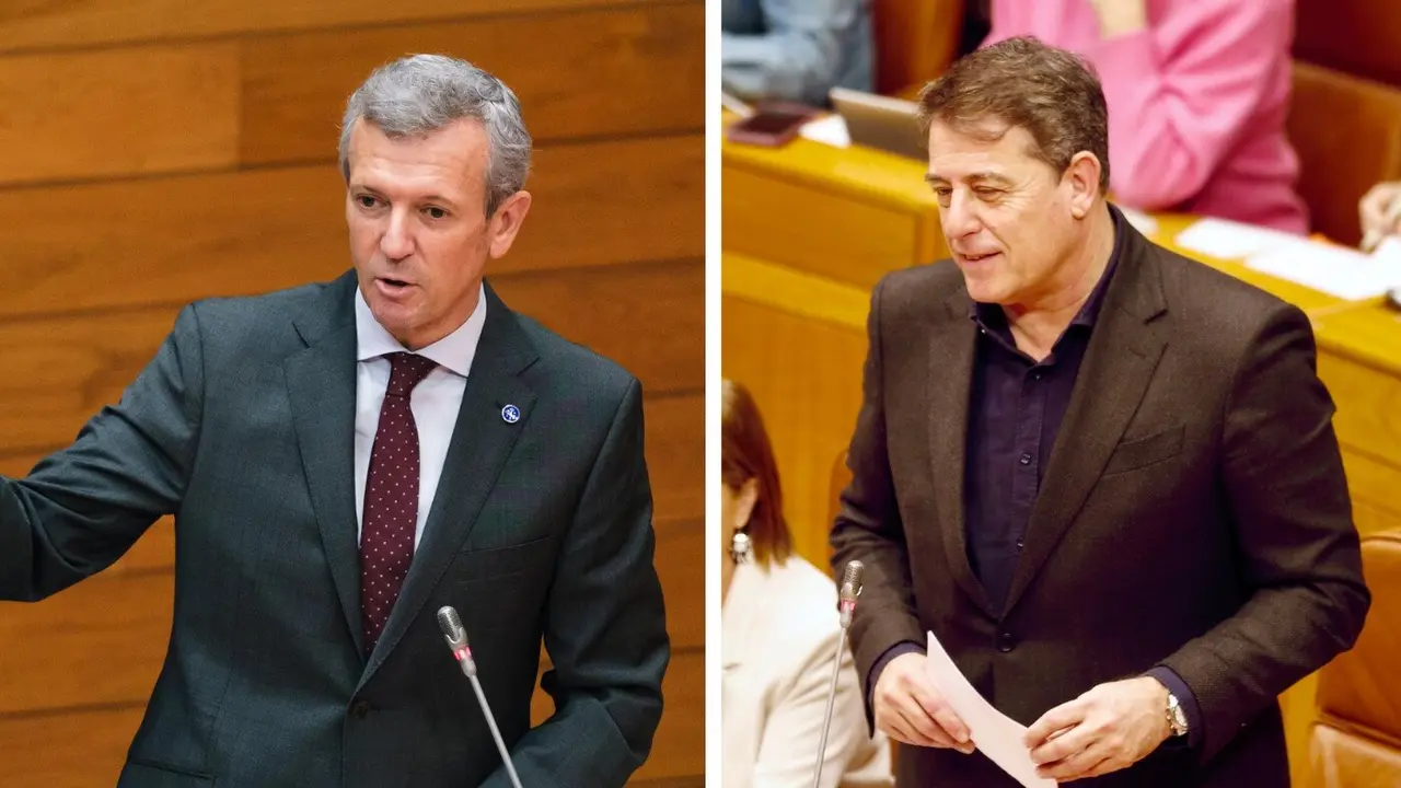 Alfonso Rueda y José Ramón Gómez Besteiro.EP