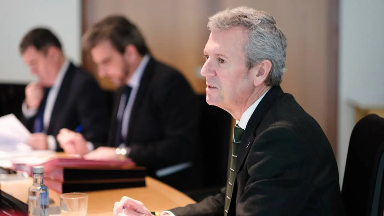 Alfonso Rueda presidió la reunión del Consello da Xunta de este lunes. EP