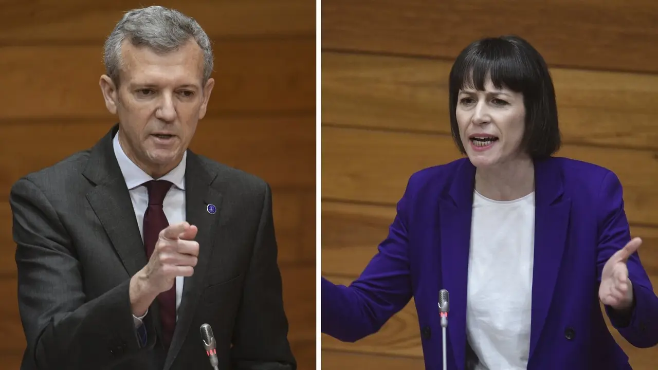 Alfonso Rueda y Ana Pontón. NACHO SANTÁS (AGN)