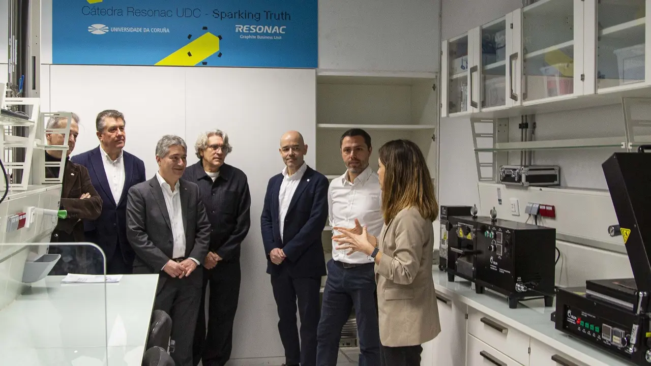Inauguración del laboratorio de Resonac y la UDC.EP
