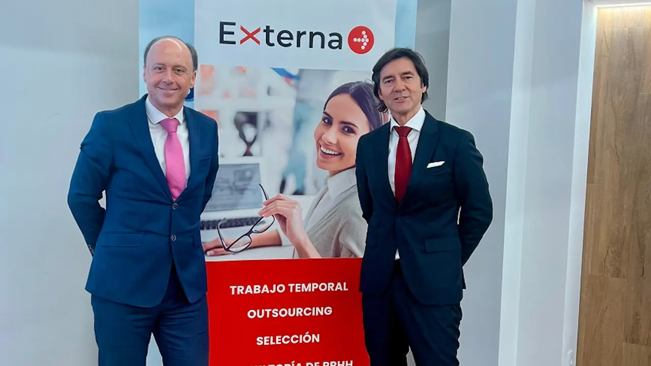 Fernando Berdugo, director general, y Pastor López Docampo, CEO de Externa.EP