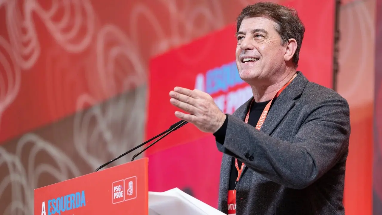 Besteiro, en el XV Congreso Nacional del PSdeG.EP