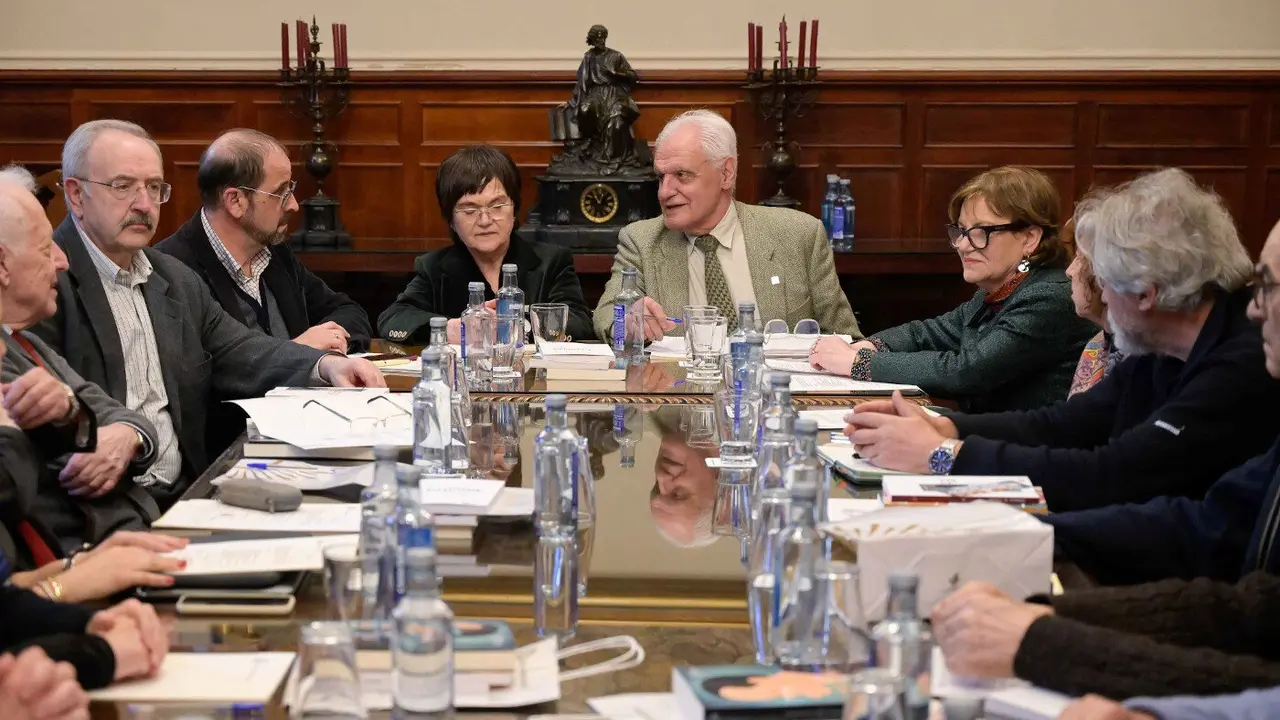 Víctor F. Freixanes no seu último pleno. RAG