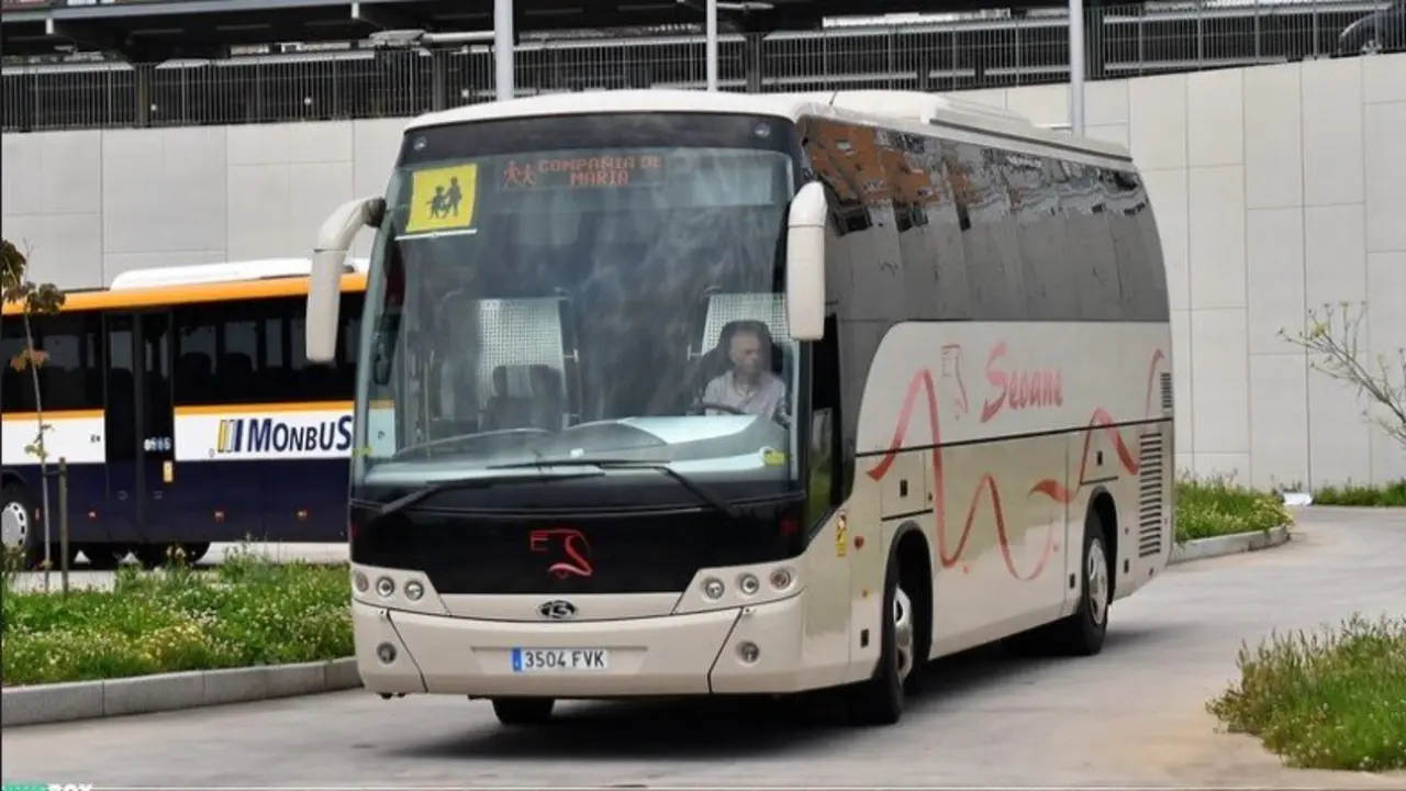 Un autobús de Seoane en Santiago. FLICKR