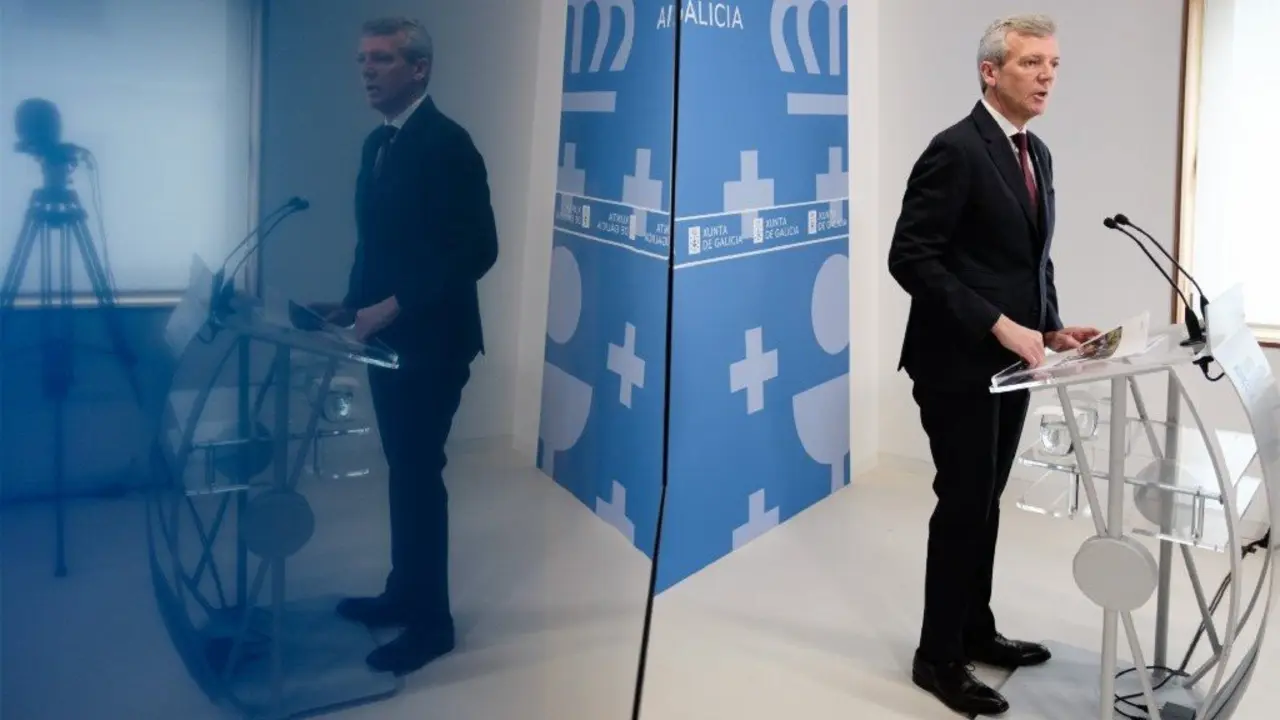 El presidente de la Xunta, Alfonso Rueda.DAVID CABEZÓN