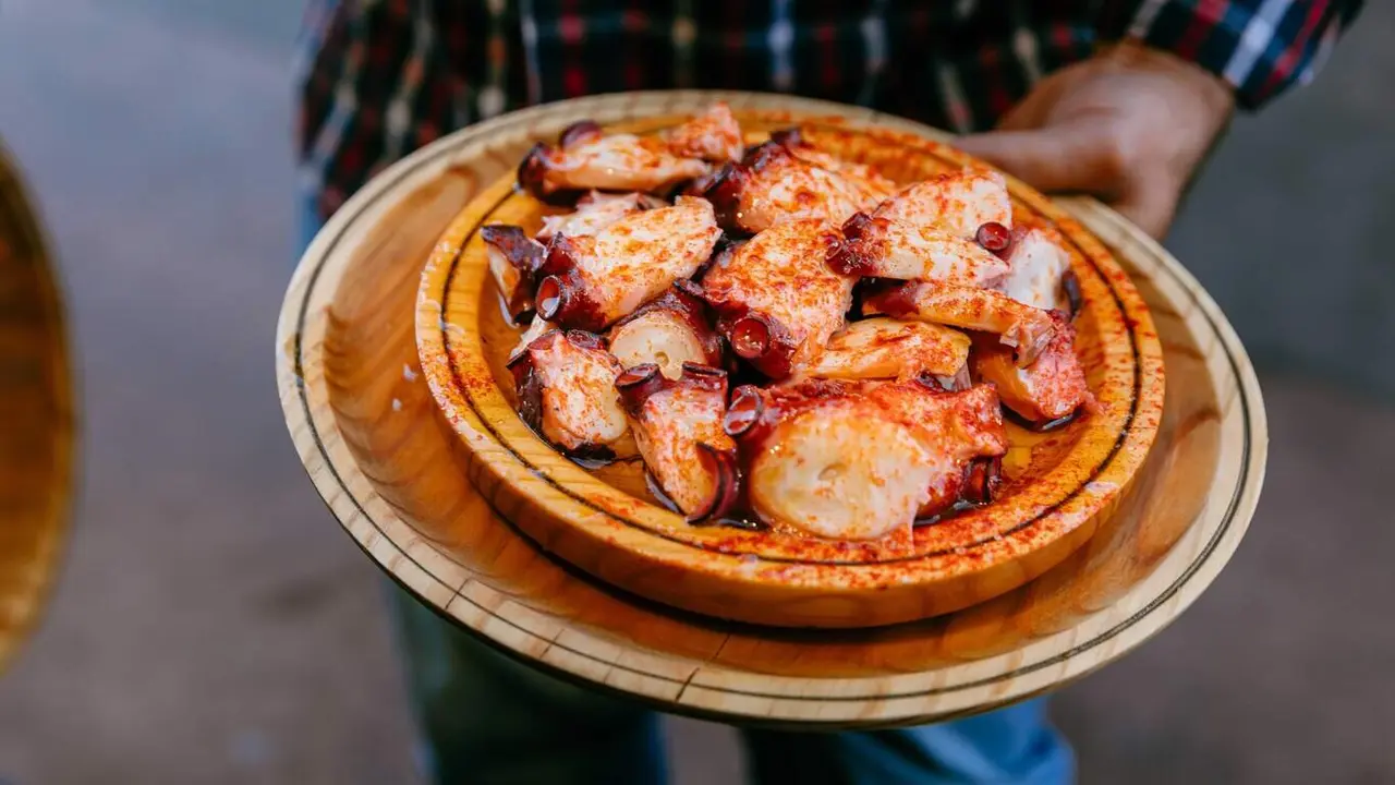 Plato de pulpo. BEGO PÉREZ