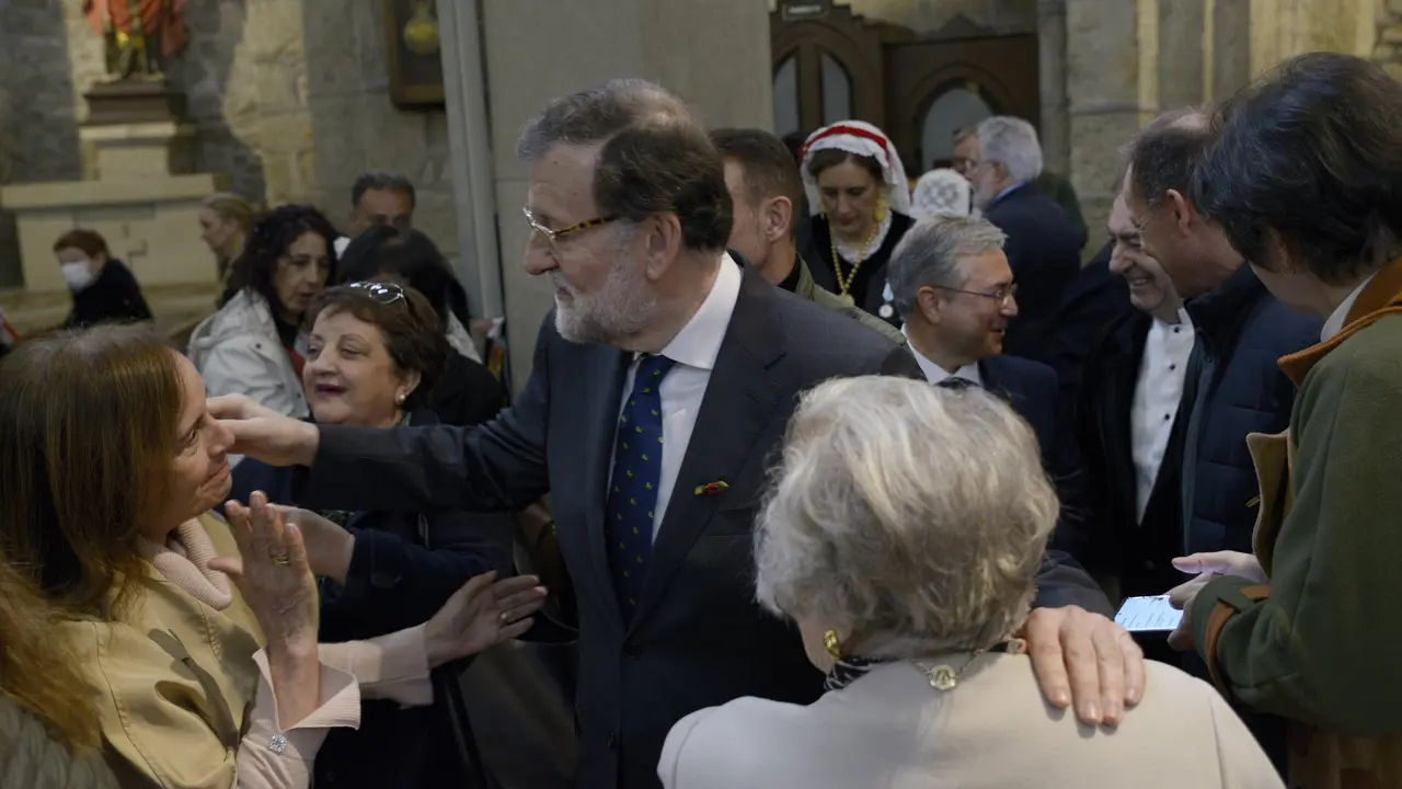 Rajoy, en O Carballiño. EP
