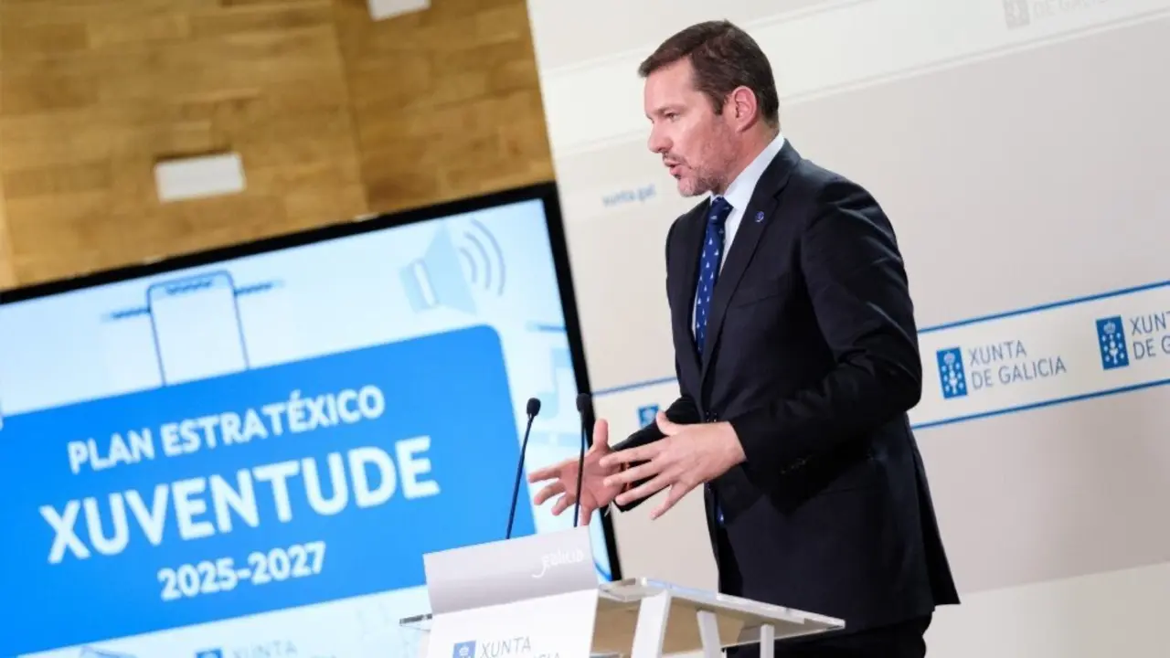 El conselleiro de Cultura, Lingua e Xuventude, José López Campos. DAVID CABEZÓN