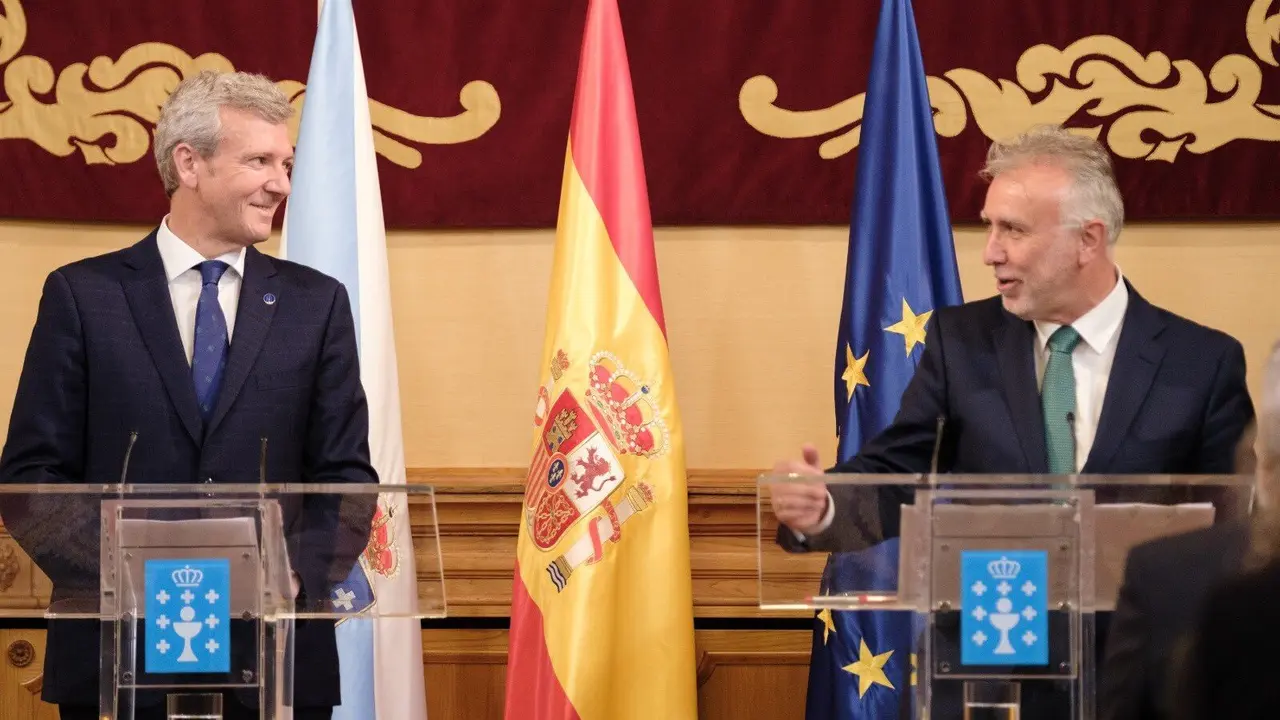 Alfonso Rueda y Ángel Víctor Torres.EP