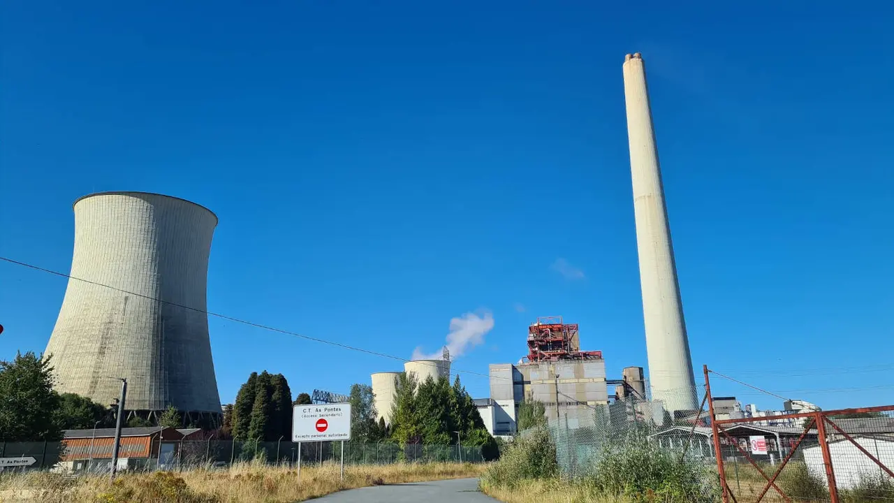 La central térmica de As Pontes, ya cerrada. AEP