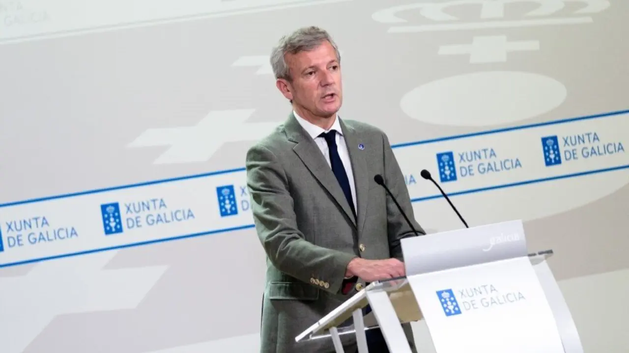 El presidente de la Xunta, Alfonso Rueda. DAVID CABEZÓN