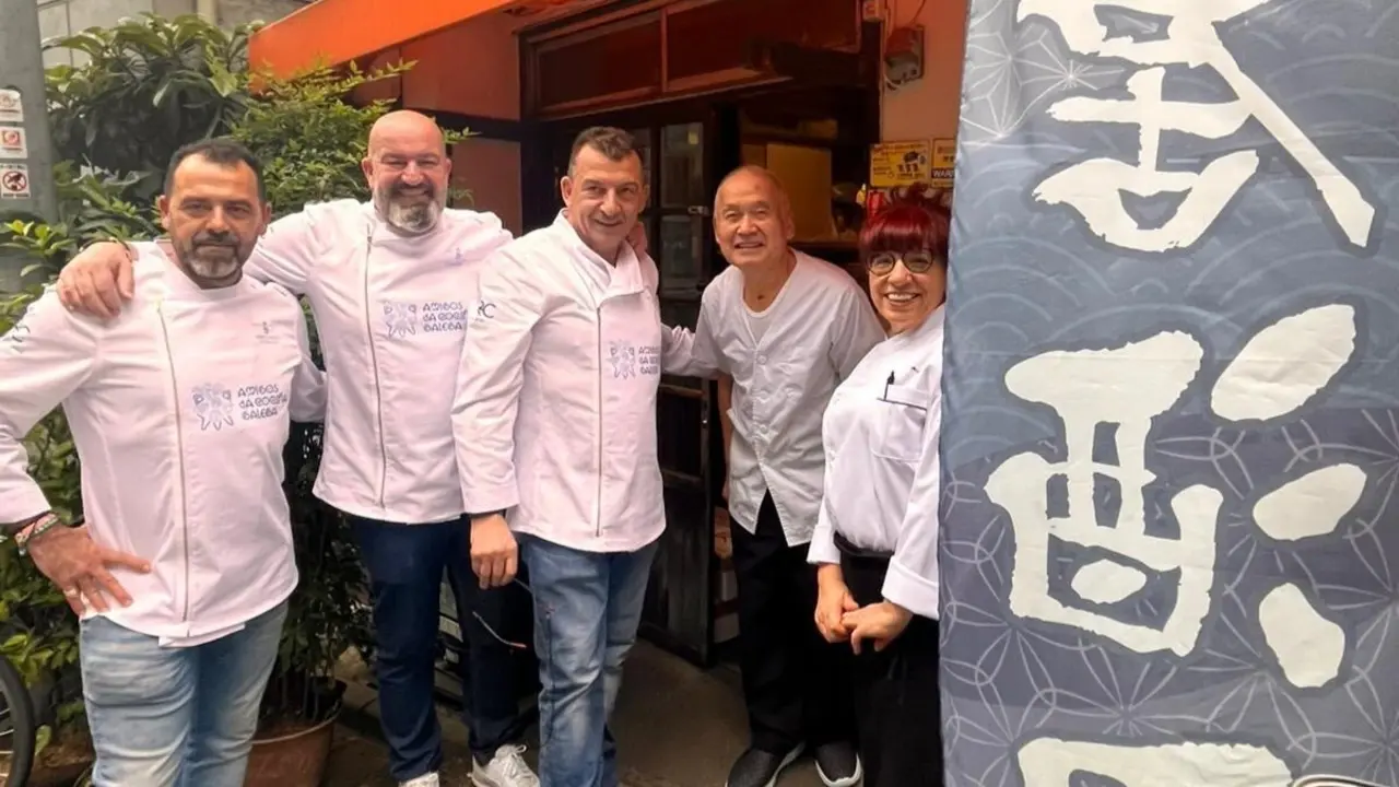 Los cocineros gallegos en Japón. EP