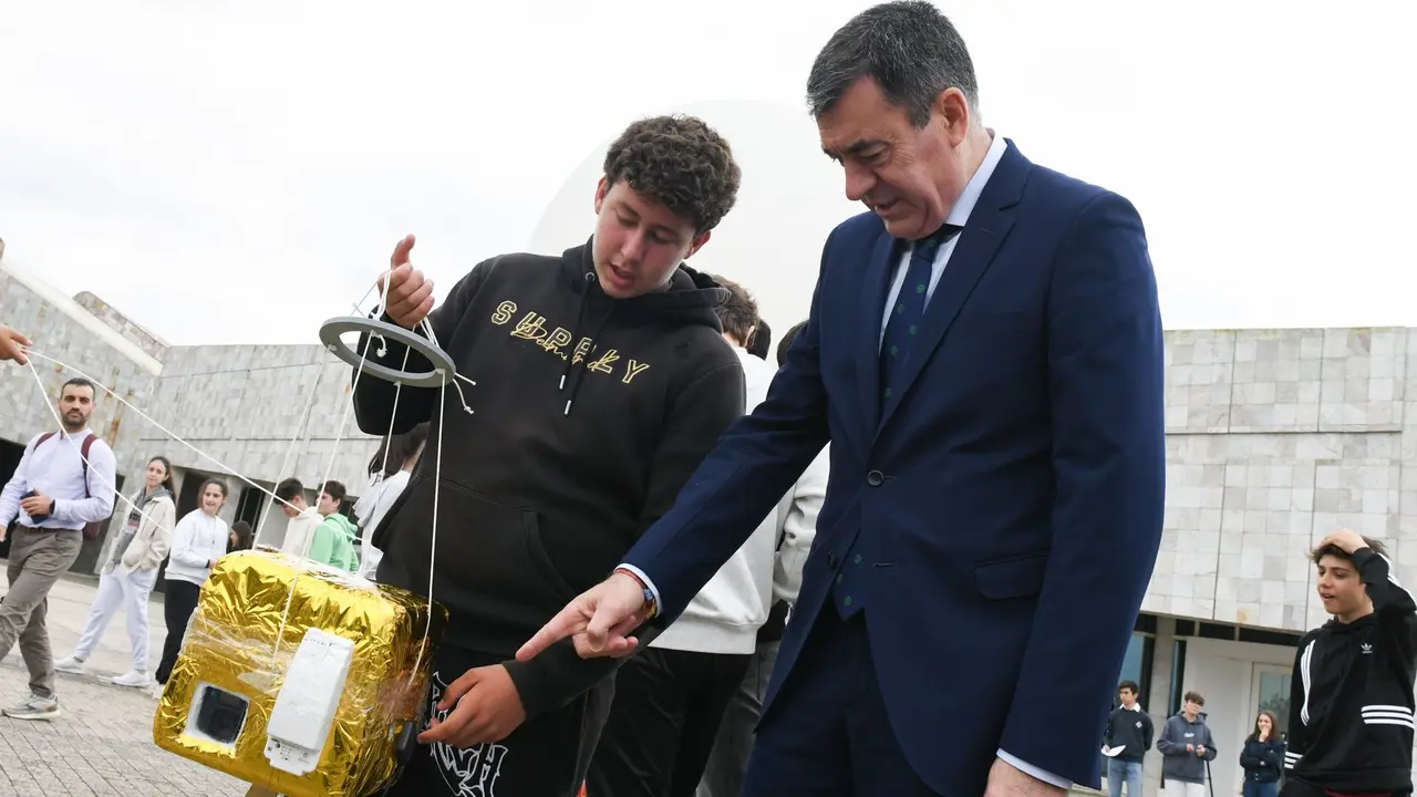 El conselleiro de Educación en la Cidade da Cultura. EP