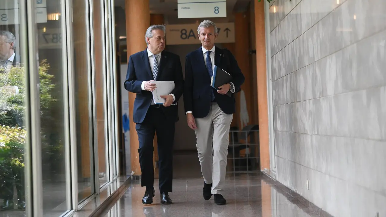 Antonio Gómez Caamaño y Alfonso Rueda. NACHO SANTÁS