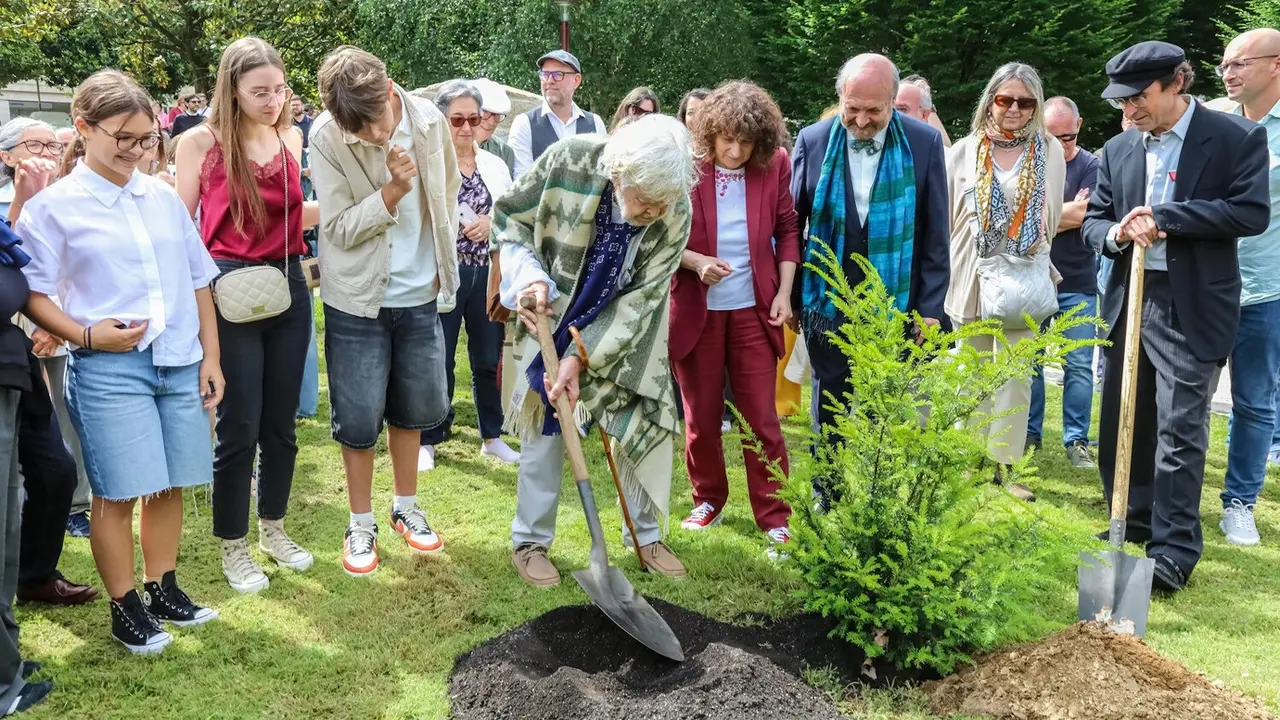 Beiras, en el homenaje en Santiago. AGN