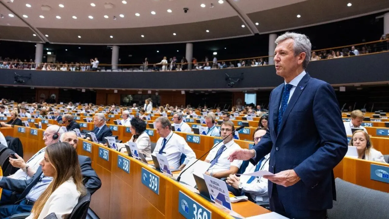 Alfonso Rueda, en su intervención ante el Comité de Regiones de la UE.XUNTA
