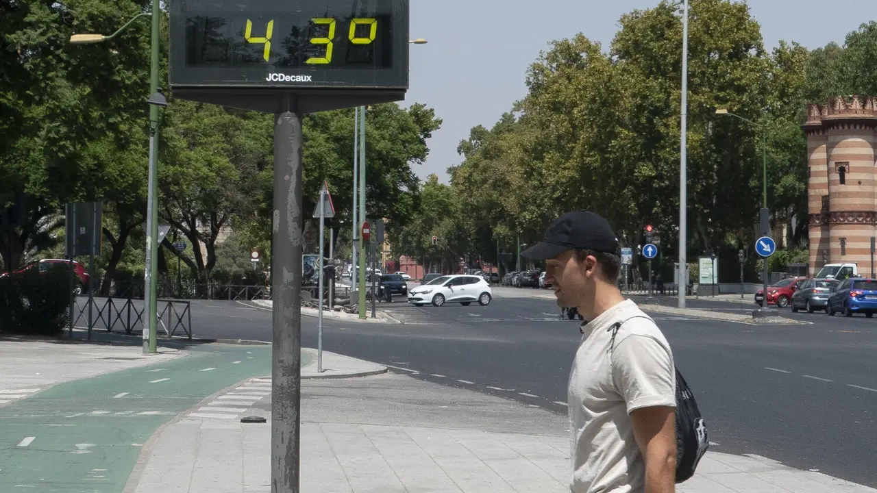 43 grados en Sevilla este domingo, los mismos que en Ribas de Sil. DAVID ARJONA