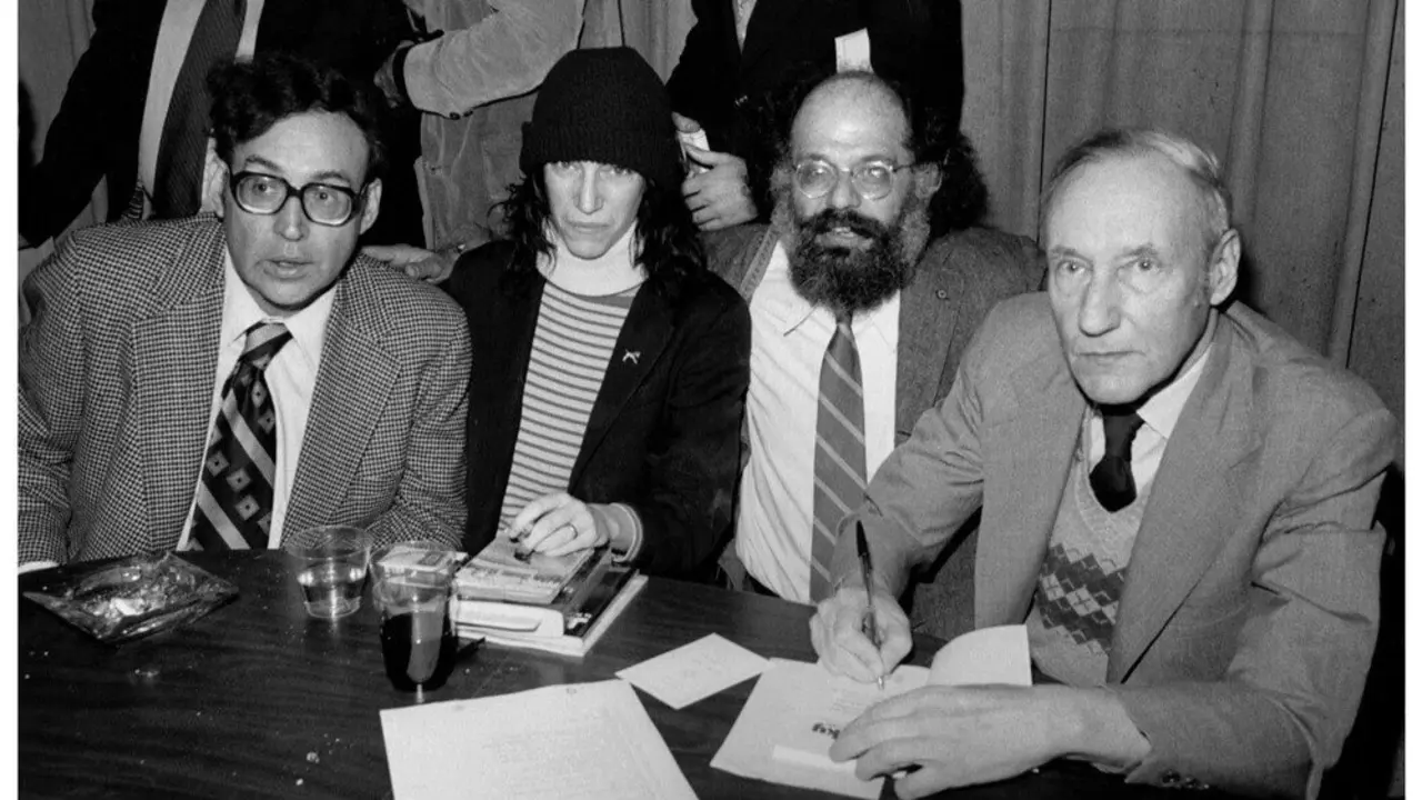 William Burroughs, á dereita. AEP